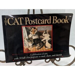 Running Press The Cat Postcard Book Unisex OS Black Excellent 30 Art Portraits